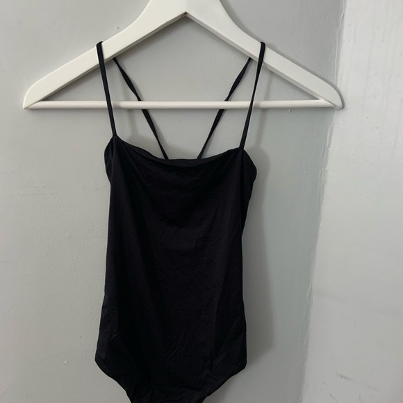 Aritzia black strappy bodysuit - Picture 1 of 2